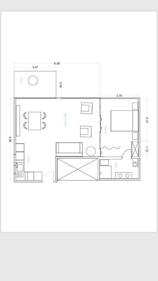 Seafront Apartment In Паламос Екстериор снимка